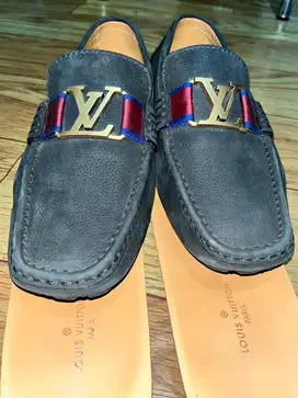 Louis Vuitton monte carlo navy sepatu loader pria', no 8 UK 42 : 27cm