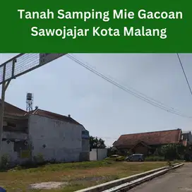 Dijual Tanah Samping MIE Gacoan Sawojajar Malang Kota
