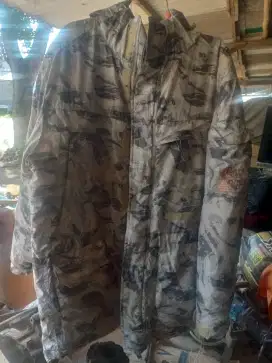 Jaket ringspun army bulu angsa