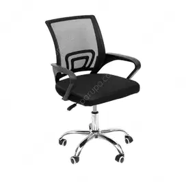 SELMA LYON KURSI KANTOR SANDARAN RENDAH - HITAM / GREY / BIRU