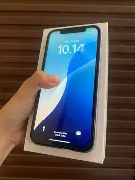 iPhone 11 64Gb bh 100% inter all operator pemakian cewe fullset
