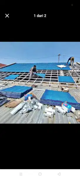 atp bocor kanopi atap bajarigan terpasang dll
