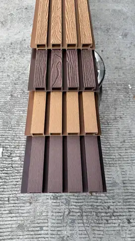 WPC Outdoor Wood Panel Kisi Kisi WallPanel Outdoor Dinding / Pagar