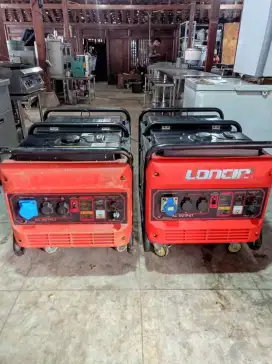 Genset loncin tipe LC12800 1 phase Bbm bensin
Dual silinder