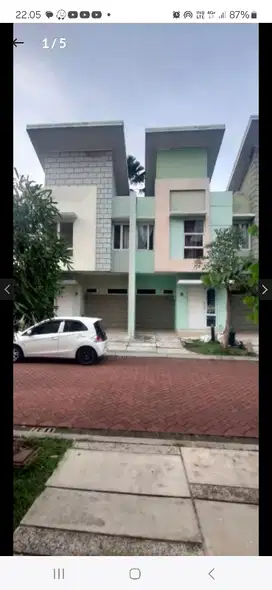 rumah 2 lantai cluster arcadia