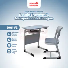 PowerD Meja Sekolah D06 v3 - Meja kursi sekolah | Kursi sekolah