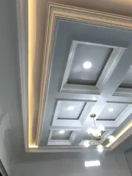 Plafon gypsum pvc kusen aluminium partisi sekat ruang