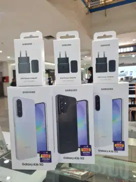 GALAXY A36 5G 8/256 + FREE TEMPERED + CLEAR CASE + 25W ORIGINAL ‼️