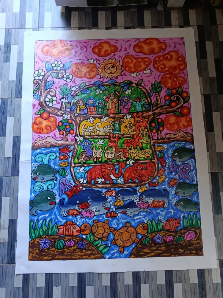 Lukisan Repro Erica Hestu Noah