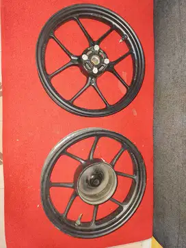 VELG MOTOR BEAT LED/GENIO DEPAN BELAKANG ORIGINAL HONDA AHM (SECOND)