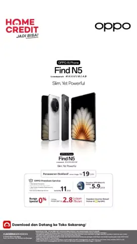 Saya menjual Oppo Find N5