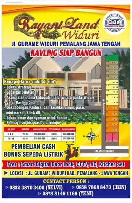 DI JUAL KAVLING SIAP BANGUN
