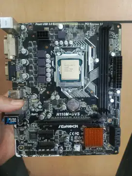 Paketan i3 6100 gen 6 dan Asrock H110m