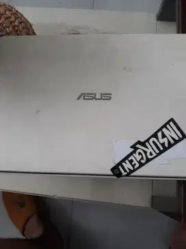 Laptop asus amd putih minus