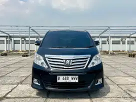(Dp 20%)Toyota Alphard G 2.4 At. Atpm. Tahun 2012. Hitam. Perfect cond
