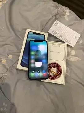 Dijual Iphone 12 Blue 128GB Resmi ibox Lengkap