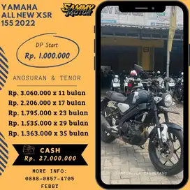 ALL NEW XSR 155 2022 KM LOW DP 1jt