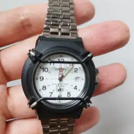 Jam Casio military klasik custom strap stainless