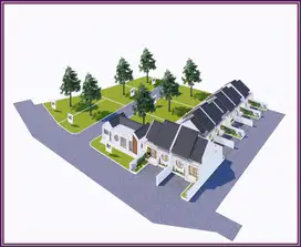 Rumah di Jogja Barat One Gate System Desain Jepang