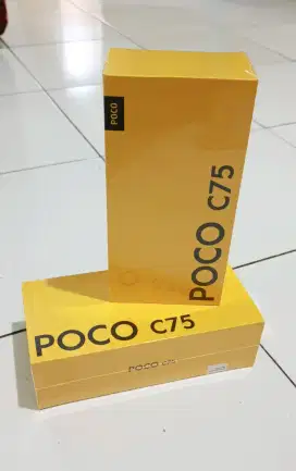 Xiaomi poco c75 ram 6/128 gb baru segel dan garansi resmi