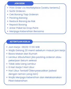 Loker Packing Online Shop