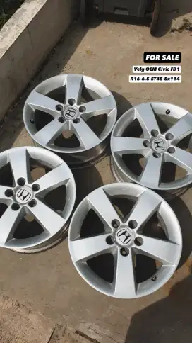 Velg OEM Civic FD1 5x114 R16