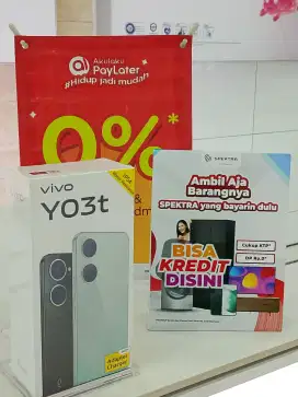 Vivo Y03T – Tahan Air, Baterai Besar, Harga Bersahabat!
