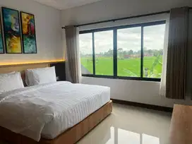 DIJUAL VILLA MODERN DENGAN VIEW SAWAH, TENGKULAK,UBUD, BALI