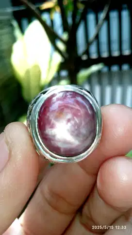 RUBY STAR MERAH DAGING JADUL RING PERAK HANDMADE