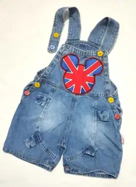 Baju kodok balita denim