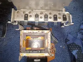 Trafo aiwa + final transistor & headsink
