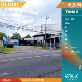 Dijual Lahan Usaha di Poros Jalan Panji Suroso, Blimbing Kota Malang