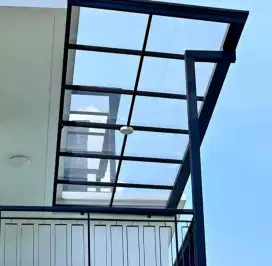 Kanopi atap solarplat bening