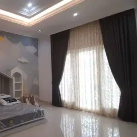 Pesan Gorden Blackout Sekat Klinik Hordeng Pintu Gordyn Vitrase