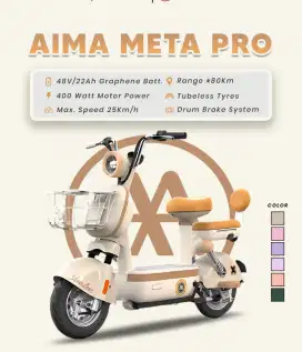 Promo Sepeda Listrik Aima Meta Pro