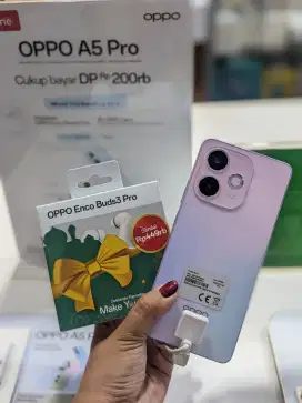 Oppo A5 pro warna cantik free Buds pro , bisa cicilan sampai 24 bulan