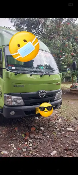 Hino engkel long 4 ban box besi low km 2022