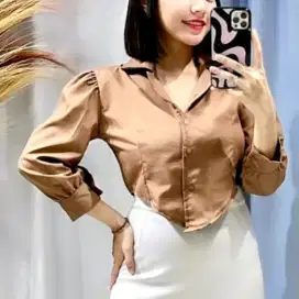 Kemeja Crop Top