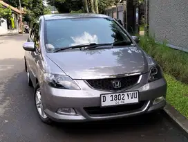 honda city e at matic 2008 silver mulus bandung