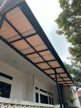 Kanopi alderon single layer + profil gan
