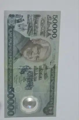Koleksi misprint polymer 50 rb soeharto