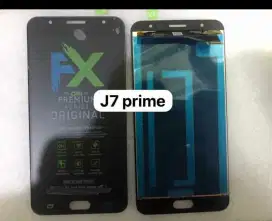 Lcd fulset new samsung J7 prime free psang free temprgls