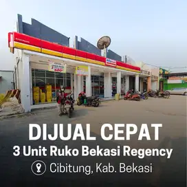 DIJUAL CEPAT, 3 UNIT RUKO ALFAMART BEKASI REGENCY