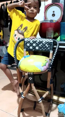 Kursi rotan anak matic