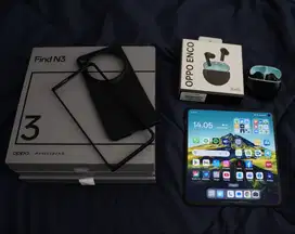 Oppo Find N3 Fold 16/512 eco leather back ex resmi Indonesia
