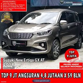 TDP 9 JT Suzuki New Ertiga GX AT 2018 KM LOW cash kredit