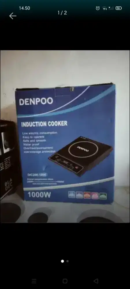 Dijual kompor listrik msh baru