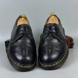 DR. MARTENS 1461 BLACK NAPPA MADE IN ENGLAND ORIGINAL / DOCMART
