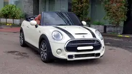 km19rbn mini cooper s turbo cabriolet 2017 putih cash kredit proses bs