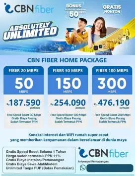 Wifi CBN fiber jawa timur